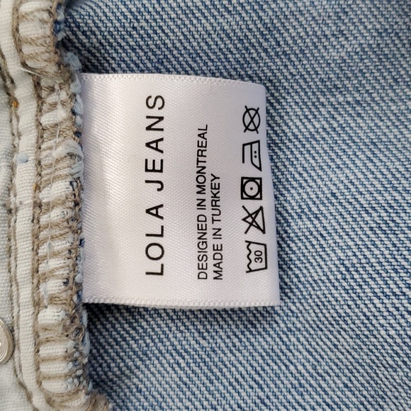 LOLA JEANS DENVER-DS High Rise Straight Jeans, Size 38, NWT - Picture 11 of 13